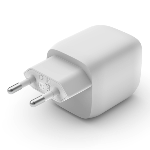 Belkin Ładowarka 2x USB-C 45W, GaN, BoostCharge, biała