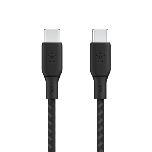 Belkin Kabel w oplocie USB-C na USB-C 2.0, 100W, 2 m, czarny