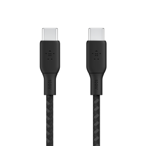 Belkin Kabel w oplocie USB-C na USB-C 2.0, 100W, 3 m, czarny