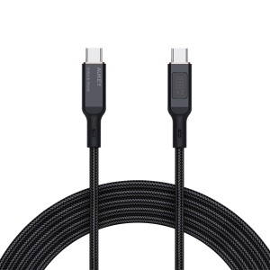 Aukey Kabel USB-C 2.0, PD 100W, oplot LED 1,8m