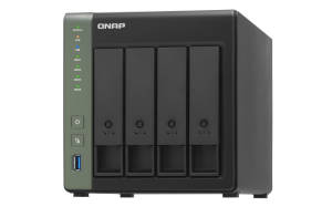 QNAP TS-431X3-4G | 4-zatokowy serwer NAS, ARM, 4GB RAM, 1x 10GbE SFP+, 1x 2,5GbE RJ-45, Tower