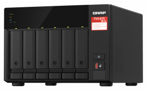 QNAP TVS-675-8G | 6-zatokowy serwer NAS, ZhaoXin KX-U6580 2,5GHz, 8GB RAM, 2x2,5GbE, Tower