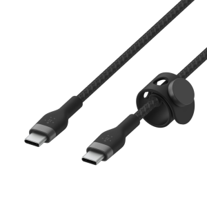 Belkin Kabel USB-C na USB-C, w oplocie, 1m, czarny