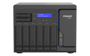 QNAP TS-h886-D1602-8G | 8-zatokowy serwer NAS (6x 3,5" 2x 2,5"), Intel Xeon, 8GB RAM, 4x2,5GbE Tower
