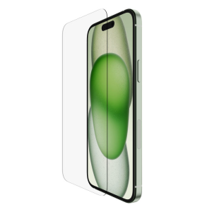 Belkin Szkło na iPhone 16 Plus / 15 Plus / 14 Pro Max, TemperedGlass, z aplikatorem