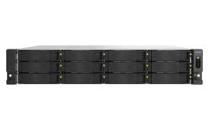 QNAP TS-h1277AXU-RP-R5-16G | 12-zatokowy serwer NAS, AMD Ryzen, 16GB RAM, 2x 10Gb Base-T, RP, RACK