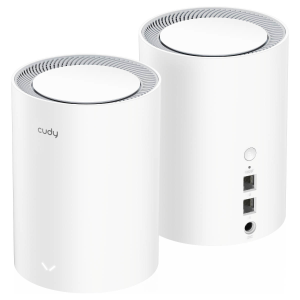 CUDY M3000(2-Pack) | Mesh, WiFi 6, 2,4GHz/5GHz, Multi-Gigabit