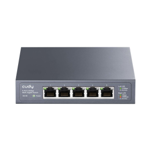 CUDY HS105 | przełącznik sieciowy, 5-portowy, Multi-Gigabit, Metalowa obudowa