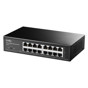 CUDY GS1016 | przełącznik sieciowy, 16-portowy, Gigabit, Metalowa obudowa