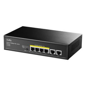 CUDY FS1006P | przełącznik sieciowy, 6-portowy, PoE+, 90W
