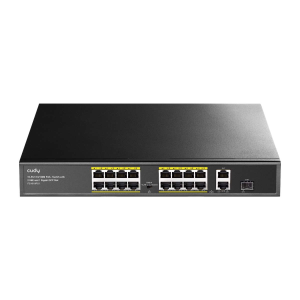 CUDY FS1018PS1 | przełącznik sieciowy, 16-portowy, PoE+, 200W