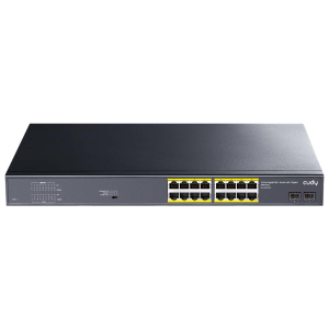 CUDY GS1020PS2 | przełącznik sieciowy, 16-portowy, Gigabit, PoE+, 200W