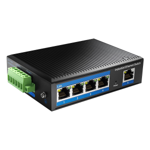 CUDY IF1005P | switch przemysłowy, 5-portowy, PoE