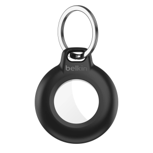Belkin Uchwyt na AirTag z kółkiem do kluczy, wodoodporny, czarny