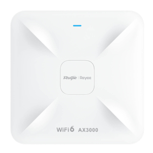 Ruijie Reyee RG-RAP2260 | Access Point, 2 portów, 1xGE, 1x2,5GE, 1xPoE IN, WiFi 6, 2,4Ghz/5GHz, AX3000, Wewnętrzny, 1x12V DC, Mesh, Roaming, Cloud