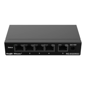 Ruijie Reyee RG-ES205GC | Switch Easy Smart, 5 portów, 5xGE, Desktop, Cloud