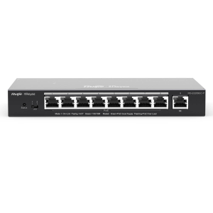 Ruijie Reyee RG-ES209GC-P | Switch Easy Smart, 9 portów, 9xGE, 8xPoE, 120W, Desktop, Cloud