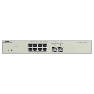 Ruijie Reyee RG-NBS3300-8MG2XS-P | Switch Zarządzalny, 10 portów, 8x2,5GE,8xPoE+, 240W, 2xSFP+, Rack, L2+, Cloud