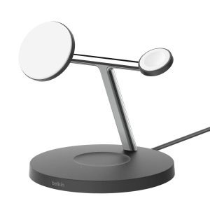 Belkin Stacja do ładowania bezprzewodowego na iPhone, Apple Watch, AirPods, Qi2 15W, czarna