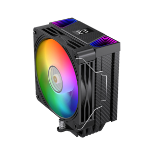 Rampage Octagon C70 Chłodzenie procesora LGA1700/AM5 LCD wentylator infinity 120mm ARGB czarny PWM