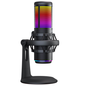 Rampage Bemol Mikrofon gamingowy/do podcastów RGB USB-C czarny