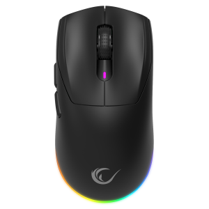 Rampage Prote M5 mysz bezprzewodowa 24000 DPI RGB LED 1K Hz czarna