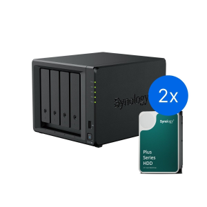 Synology DS425+ /32T | 4-zatokowy serwer NAS w zestawie z dyskami o łącznej pojemności 32TB, Tower
