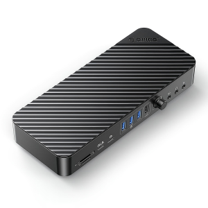 Orico Stacja dokująca USB-C 10 Gbps, 2x DP 4K, HDMI 4K, PD 60W, 6x USB-A, karty SD, audio