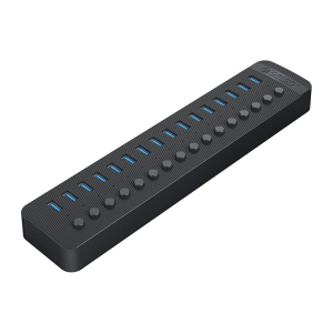 Orico Aktywny hub 16xUSB-A 5Gbps BC 1.2 78W czarny
