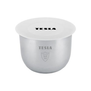 TESLA EliteCook K70 - wewnętrzny garnek do gotowania ze stali nierdzewnej + silikonowa pokrywka
