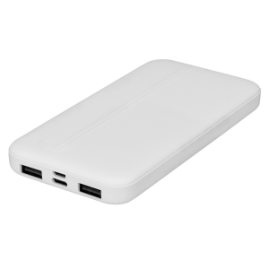 S-Link IP-G10N Powerbank 10 000 mAh 2x USB-A, USB-C, microUSB, biały