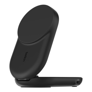 Belkin Ładowarka magnetyczna Qi2 25 W, składana 2w1, zasilacz 45W, czarna