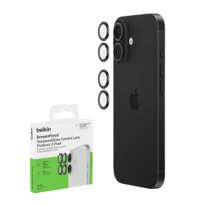Belkin Szkła ochronne na obiektywy aparatu iPhone 17 / 16 / 16 Plus, 2 zestawy