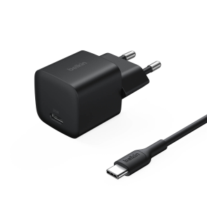 Belkin Ładowarka USB-C 25W PD 3.1, kompaktowa, kabel USB-C, czarna