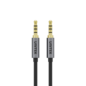 Unitek Pozłacany kabel AUX 3,5 mm jack (męski–męski) 1m