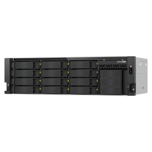 QNAP TS-h1655XeU-RP-8G | 16-zatokowy płytki serwer NAS, Intel, 8GB RAM, 2x 10Gb Base-T, RP, RACK