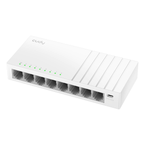 CUDY GS108U | przełącznik sieciowy, 8-portowy, Gigabit, Metalowa obudowa, USB-C