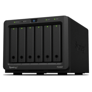 Synology FS200T | Kompaktowy NAS all-flash z sześcioma zatokami na dyski 2,5'' i 2.5GbE