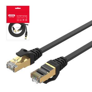 Unitek kabel Ethernet RJ-45 LAN, patchcord cat.7 SSTP (8P8C), przewód sieciowy 2m, płaski