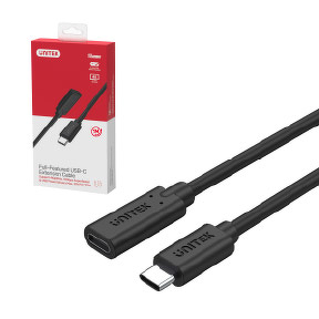 Unitek Przedłużacz USB-C 10Gbps 4K, PD 100W 1 m