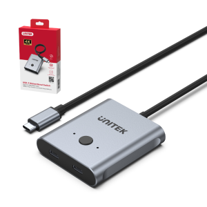 Unitek Dwukierunkowy przełącznik USB-C 4K