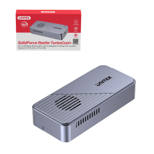Unitek Obudowa na dysk SSD M.2 NVMe USB-C 80 Gbps z aktywnym chłodzeniem
