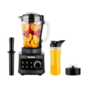 TESLA CrunchX Power NF650 Blender stołowy 1500 W ze szklanym pojemnikiem 1,5 l i butelką