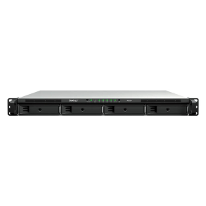 Synology RS826+ | 4-zatokowy serwer NAS, AMD Ryzen, 4GB RAM, 4x 1GbE RJ-45, RACK 1U