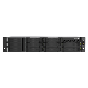 QNAP TS-h1065eU-8G | 10-zatokowy NAS (8x 3,5" 2x E.1S/M.2), Intel, 2x 2,5GbE RJ45, 8GB RAM, RACK