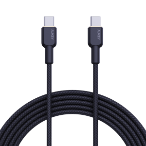 Aukey Kabel USB-C - USB-C 2.0, PD 60W, oplot 1m